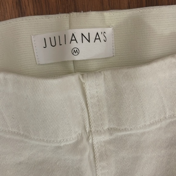 Juliana’s flare leg pull on elastic waist jeans size M - Picture 3 of 5